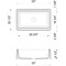 Alfi Brand Black 33 inch Granite Composite Single Bowl Drop In Farm Sink with Accessories AB33FARM-BLA - alternate 8